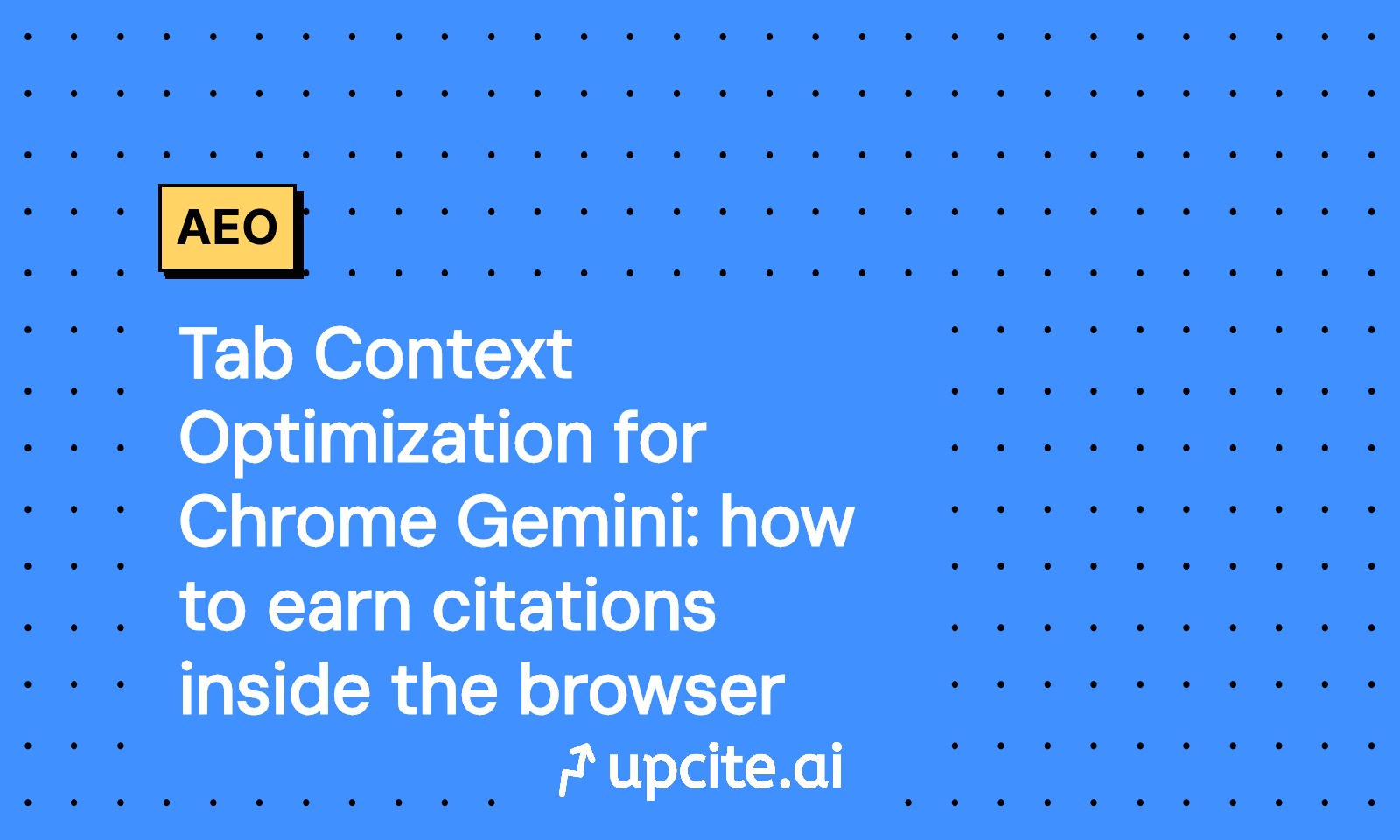 Tab Context Optimization for Chrome Gemini: Earn In‑Browser Citations Without SERPs