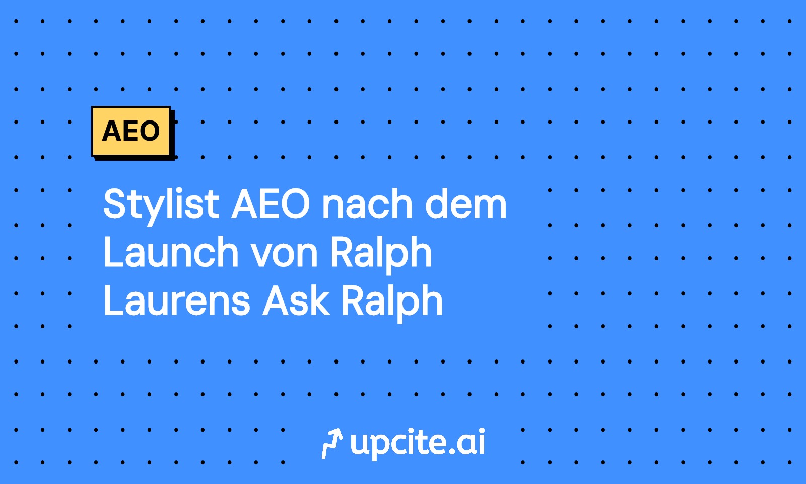 Stylist AEO nach dem Ask Ralph Launch: So bauen Marken inventargestützte KI Stylisten
