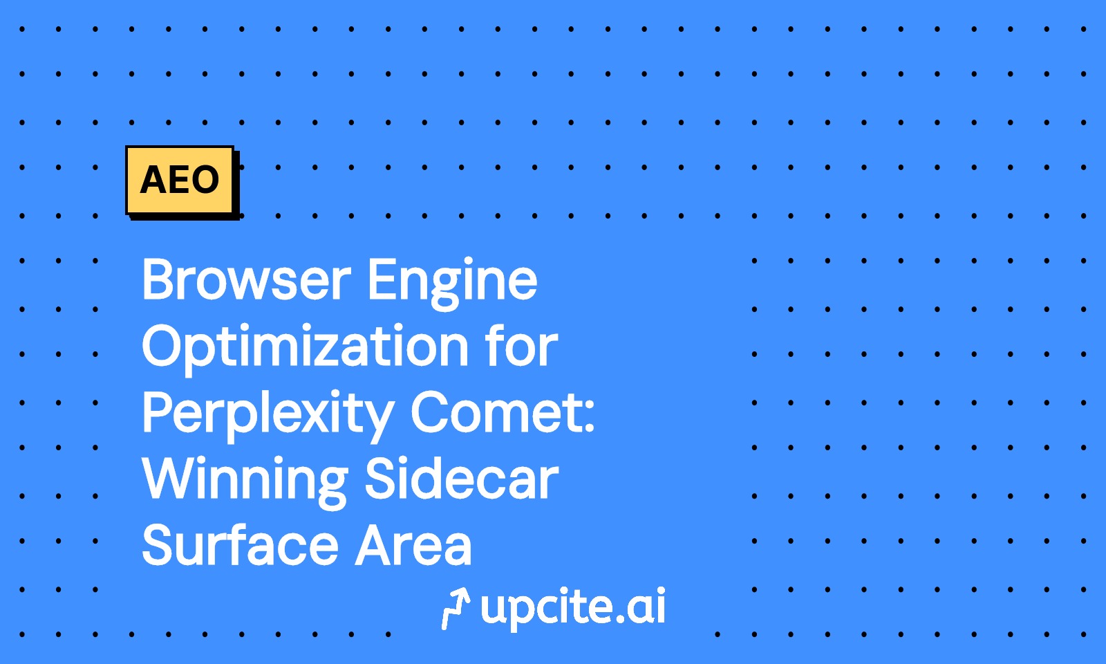 Perplexity Comet Browser Optimization Playbook: Win the Sidecar and Convert Safely