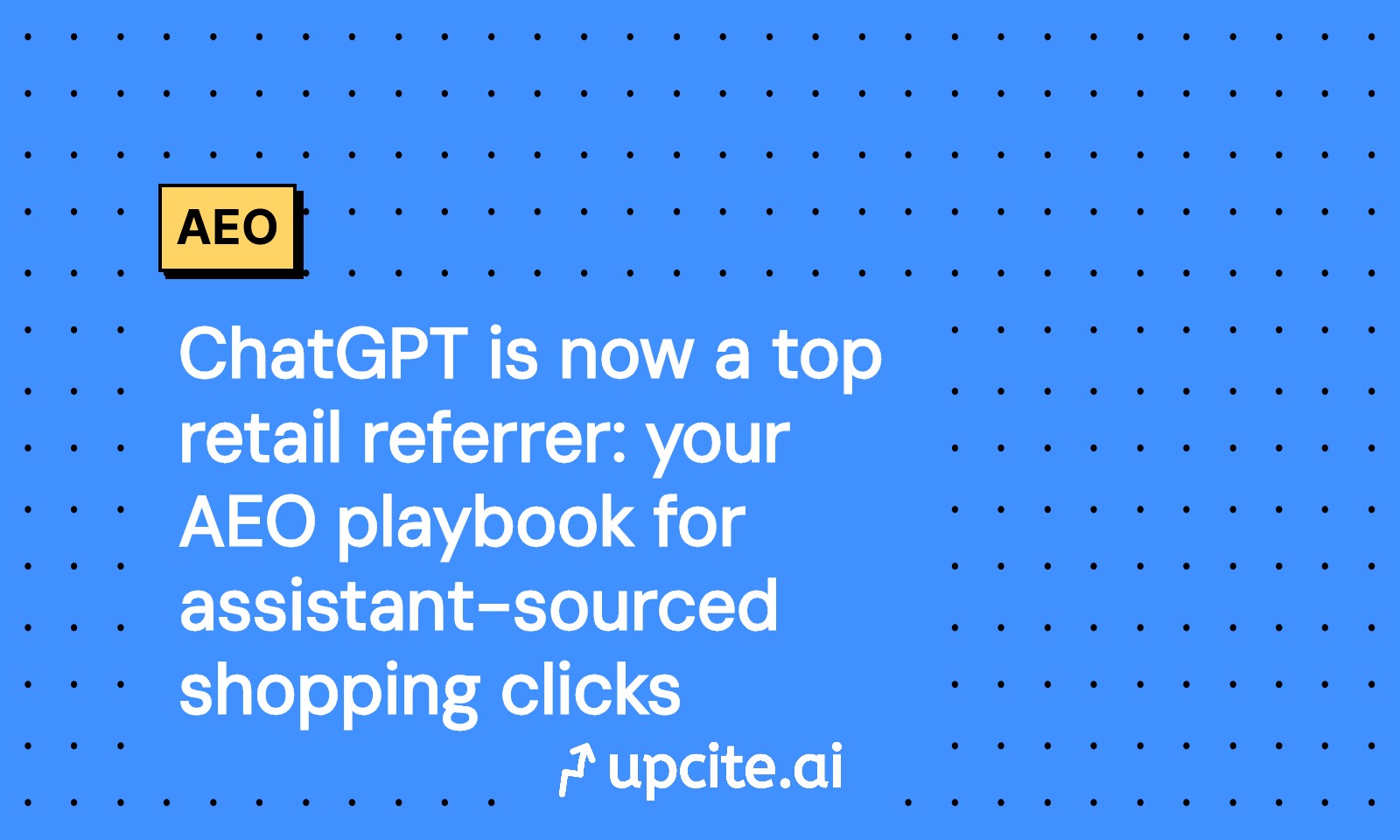 ChatGPT is a Top Retail Referrer: AEO Playbook for Assistant-Sourced Shopping Traffic