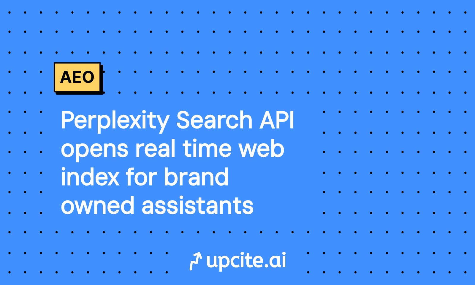 Perplexity Search API Opens Real Time Index for Brand-Owned Assistants