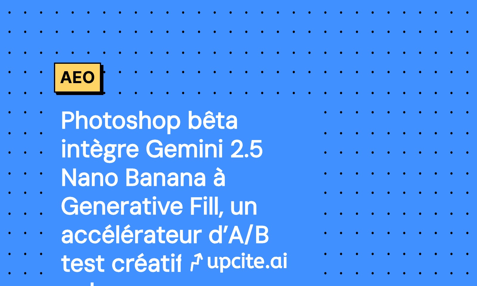 Photoshop bêta: Generative Fill active un Model Picker avec Gemini 2.5, FLUX et Firefly pour booster les A/B tests publicitaires