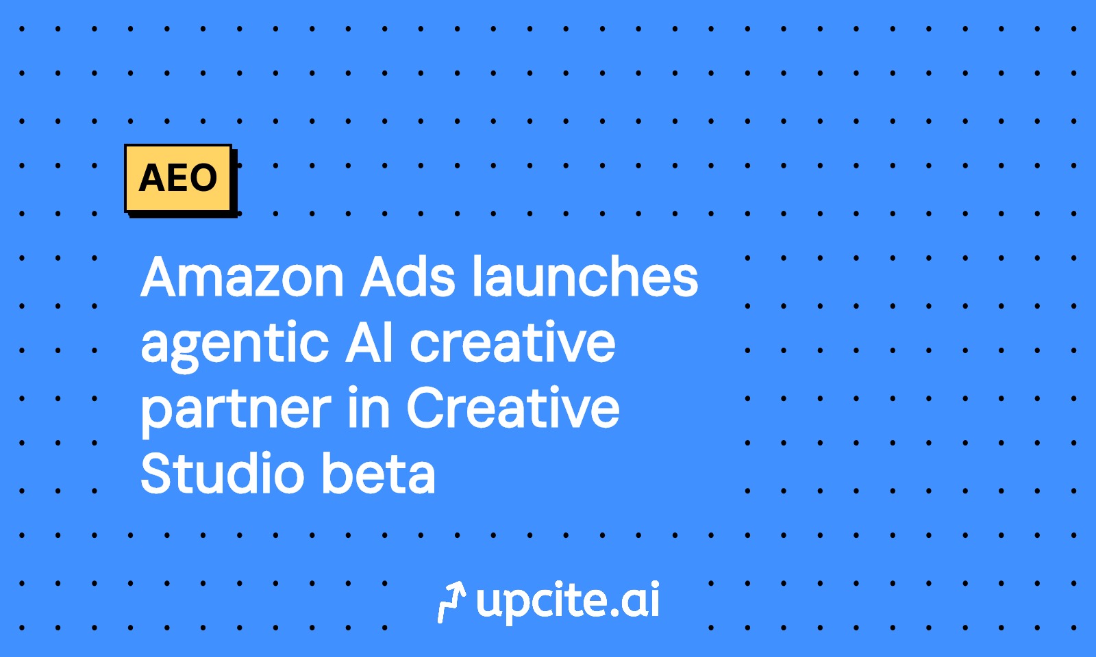 Amazon Ads Agentic AI Creative Partner Debuts in Creative Studio Beta: Run a Two-Week Pilot