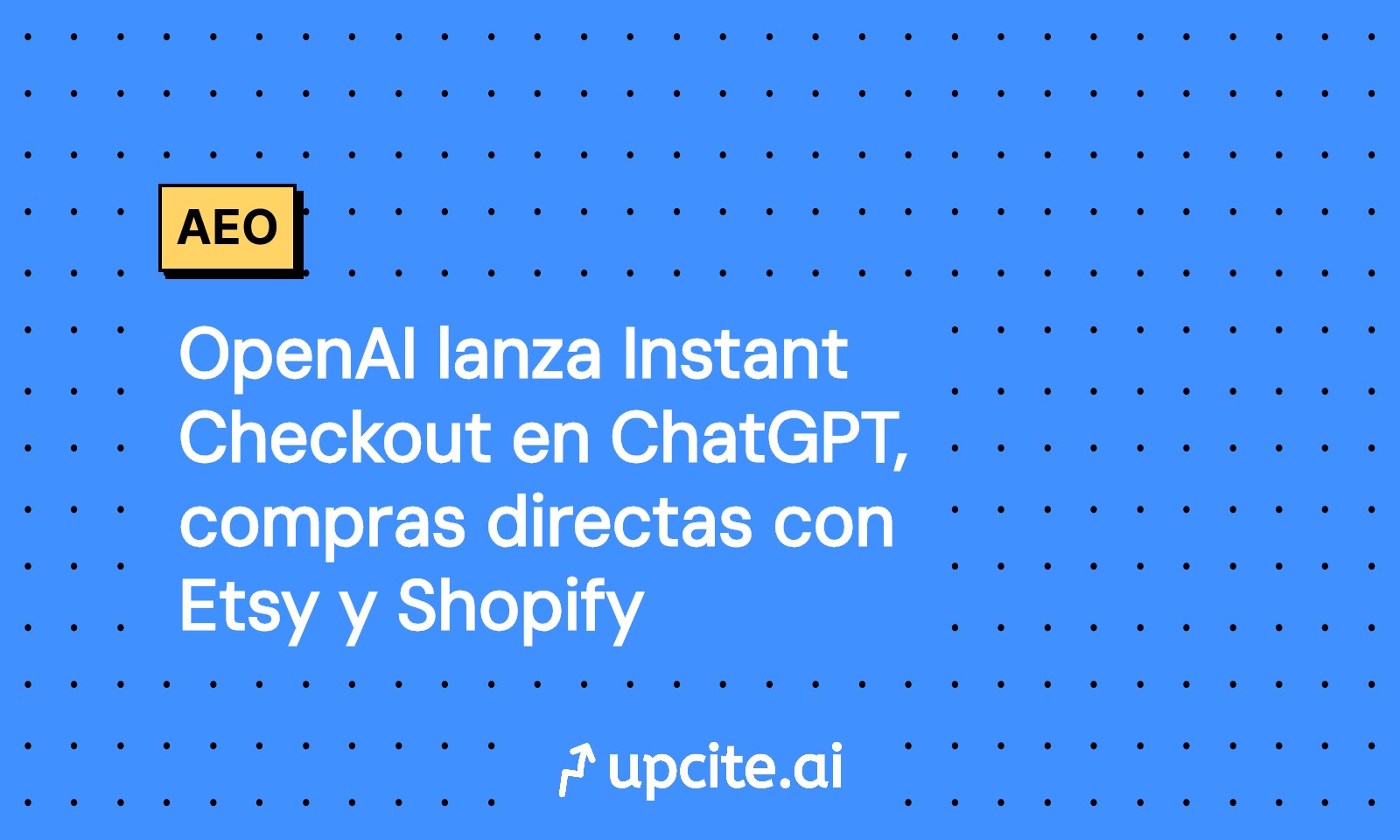 OpenAI lanza Instant Checkout en ChatGPT: compra directa con Etsy y Shopify en camino