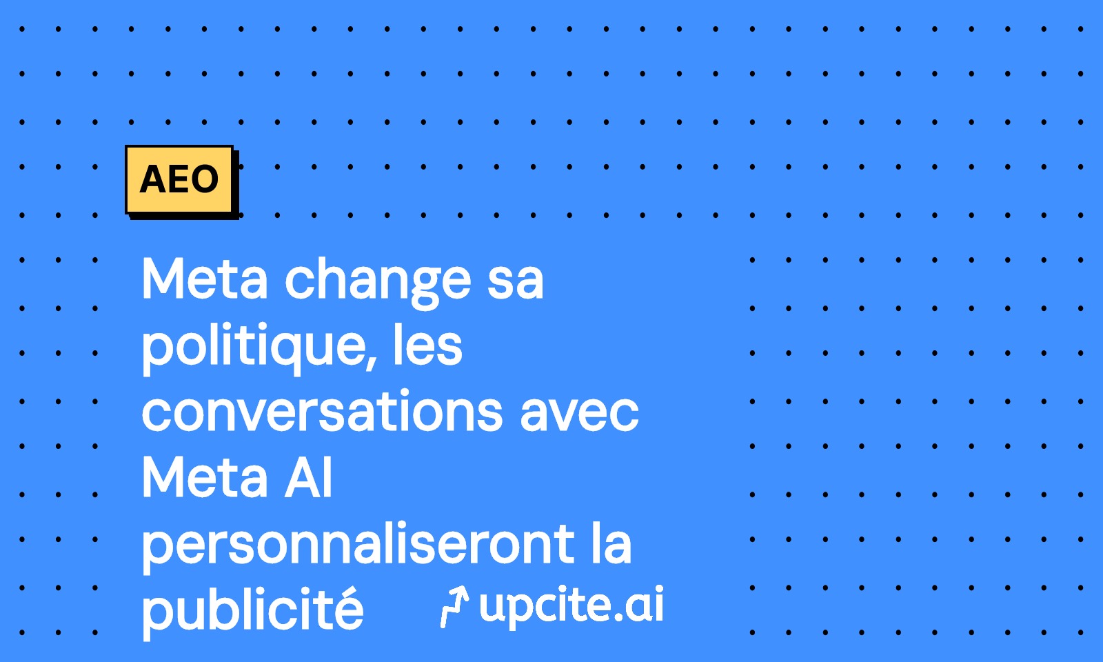 Meta personnalise la publicité via Meta AI dès le 16 décembre 2025: plan 14 jours