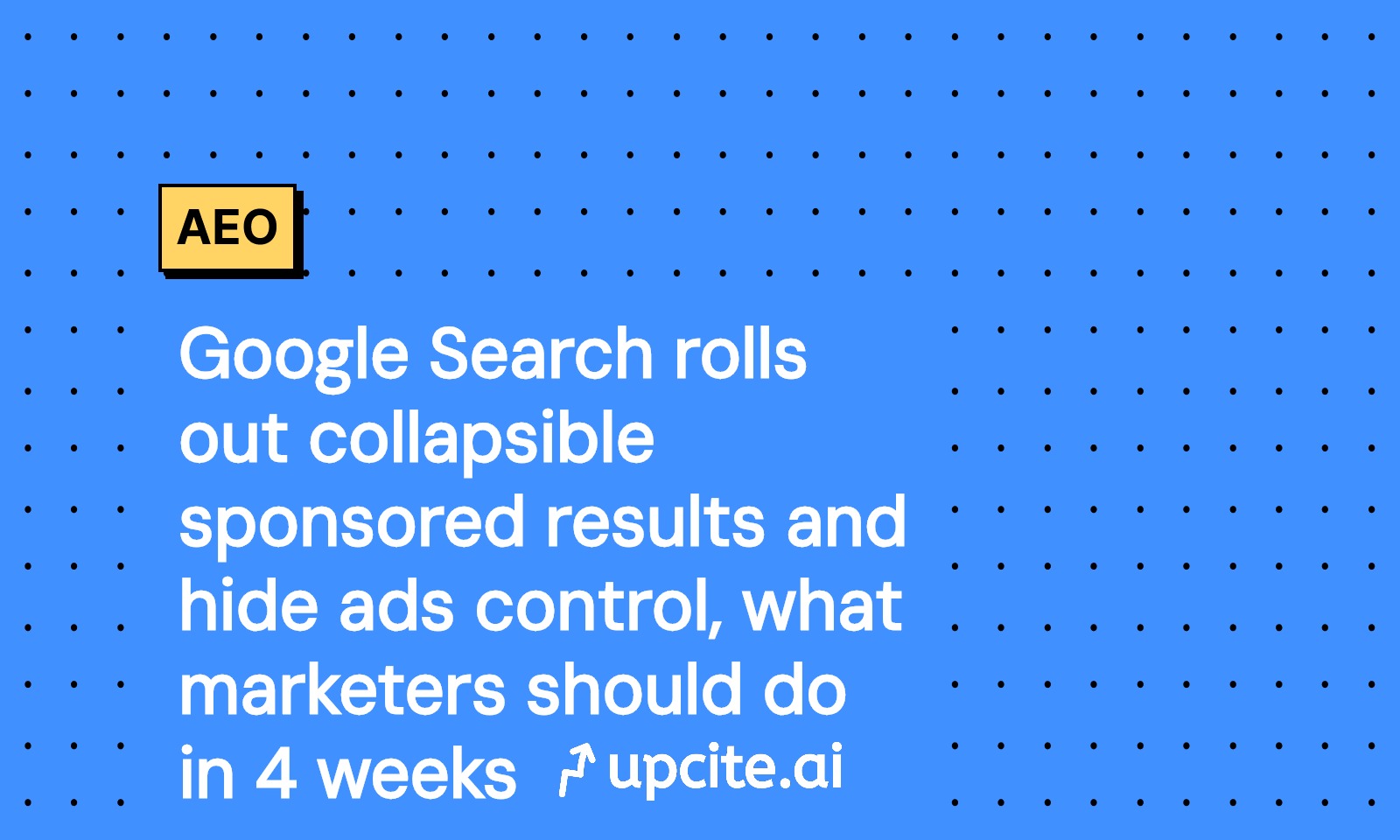 Google Search Adds Collapsible Sponsored Results: 4-Week PPC and SEO Plan