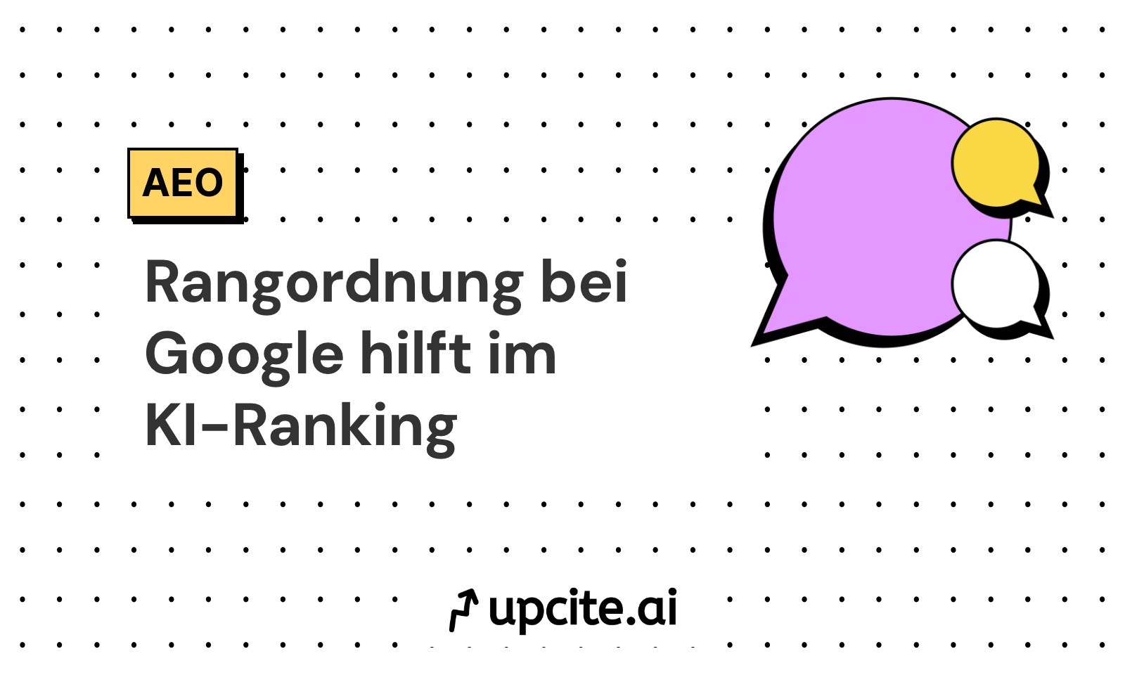 Rangordnung bei Google hilft im KI-Ranking