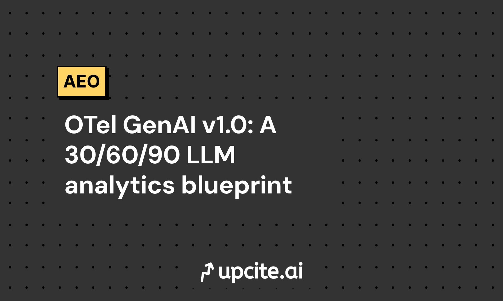 OTel GenAI v1.0: A 30/60/90 LLM analytics blueprint