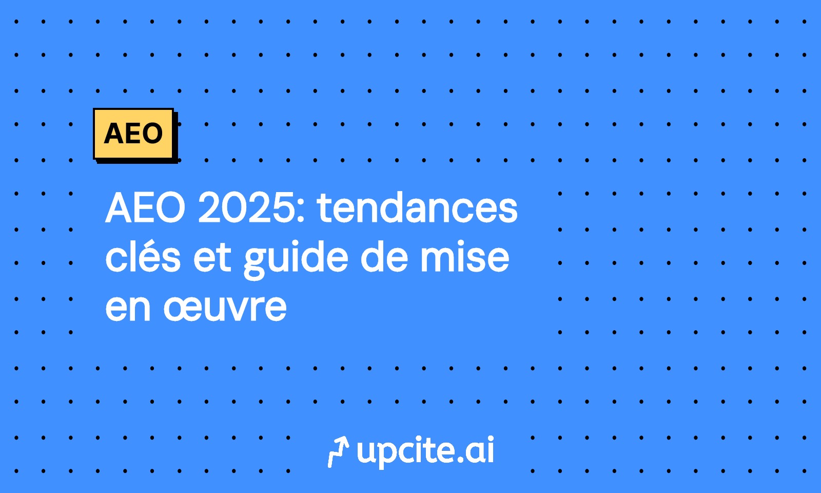 AEO 2025: tendances clés et guide de mise en œuvre